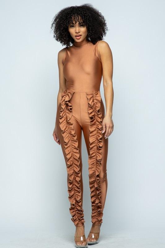 BRONZE OUT JUMPSUIT - TRESLUSH