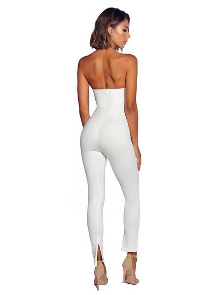 CAMILLA JUMPSUIT- WHITE - TRESLUSH