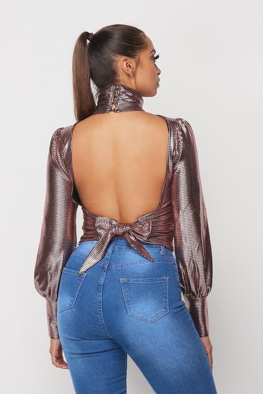 MESMERIZED TOP - BRONZE - TRESLUSH