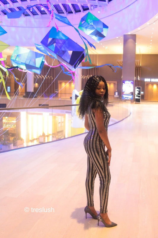 ZARINA JUMPSUIT - SILVER - TRESLUSH