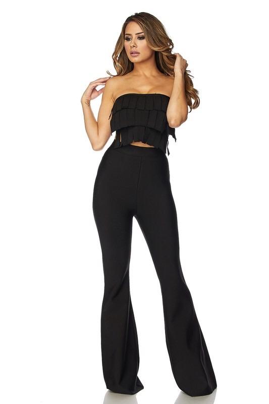 AZZURE BANDAGE PANT SET - TRESLUSH