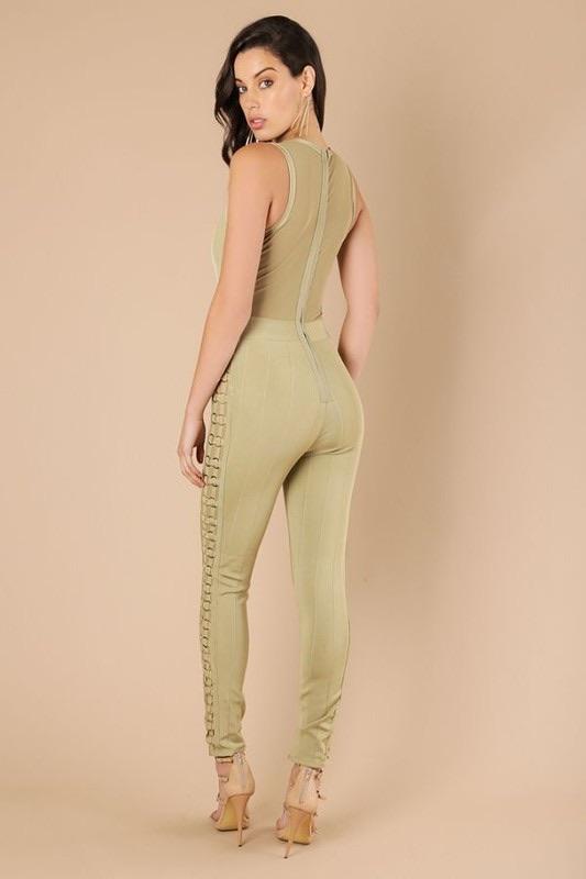 CADENCE BANDAGE JUMPSUIT - TRESLUSH