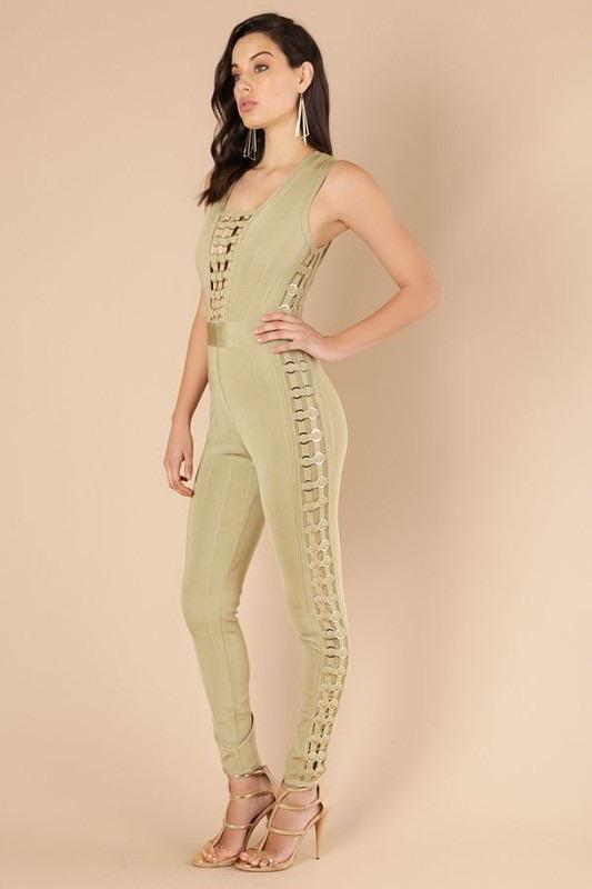 CADENCE BANDAGE JUMPSUIT - TRESLUSH