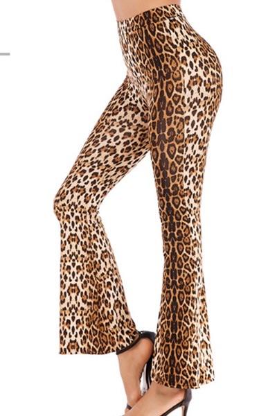 COCOFLARE PANT LEOPARD - TRESLUSH