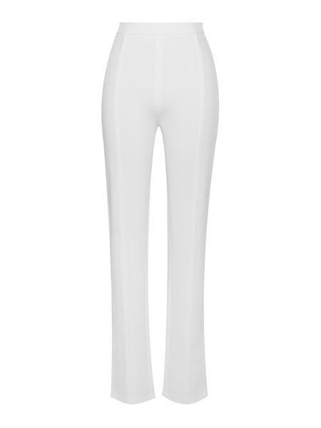 DEBBIE HIGH WAISTED STRETCH CREPE PANT - TRESLUSH