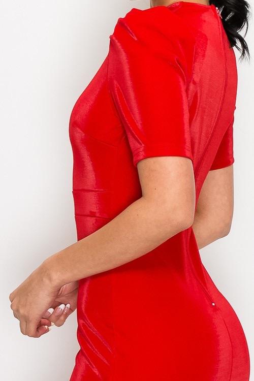 ELIZA DRESS - RED - TRESLUSH
