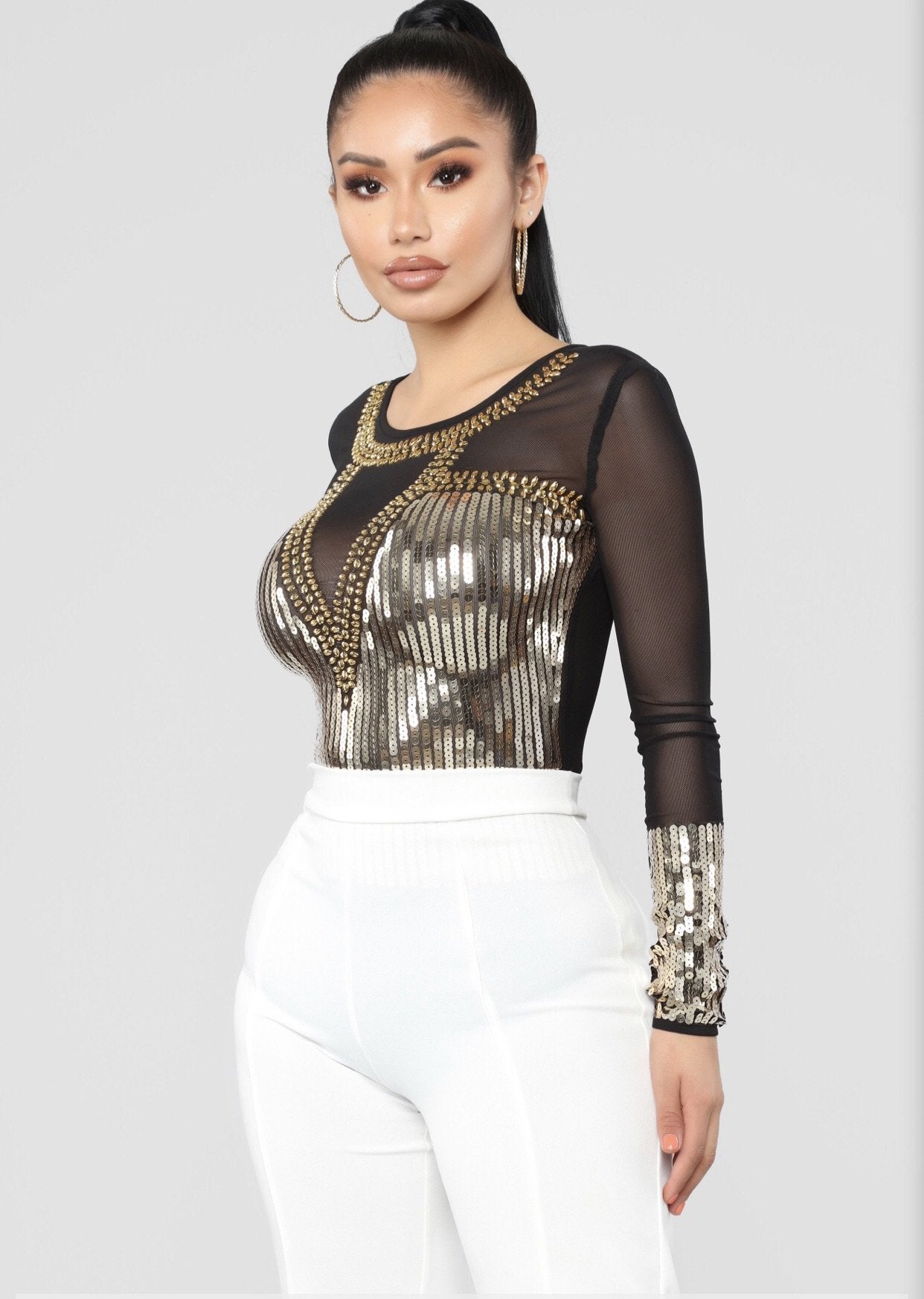 GOLD PEG BODYSUIT - TRESLUSH