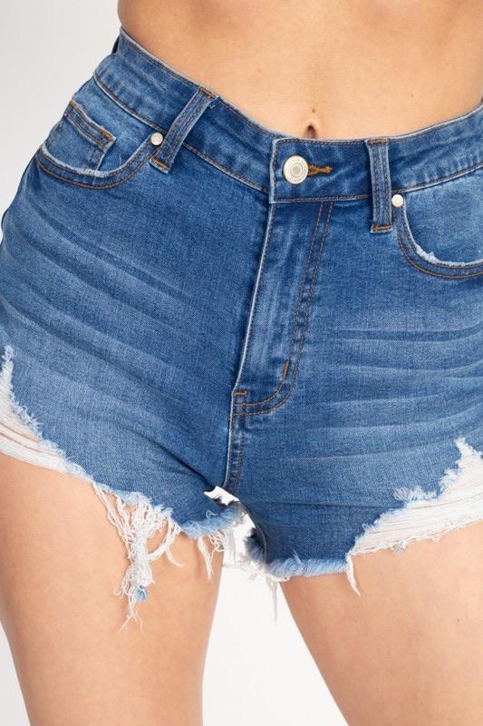 KISS DENIM SHORT - TRESLUSH