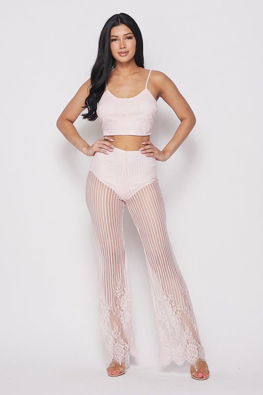 LEXI TWO PIECES SET - BLUSH - TRESLUSH