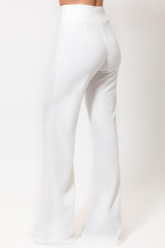 MIMI HIGH WAISTED PANT- BEIGE - TRESLUSH