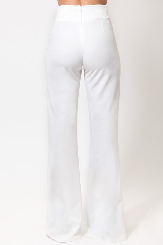 MIMI HIGH WAISTED PANT- BEIGE - TRESLUSH