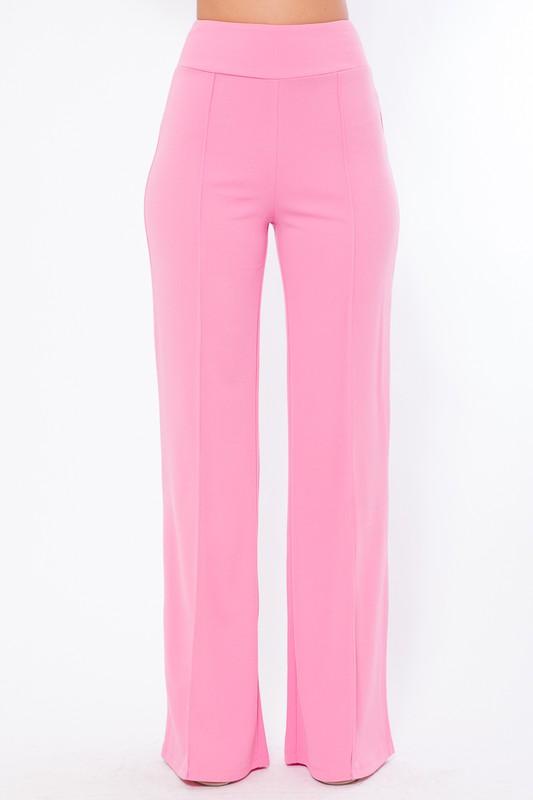 MIMI HIGH WAISTED PANT- BLUE - TRESLUSH