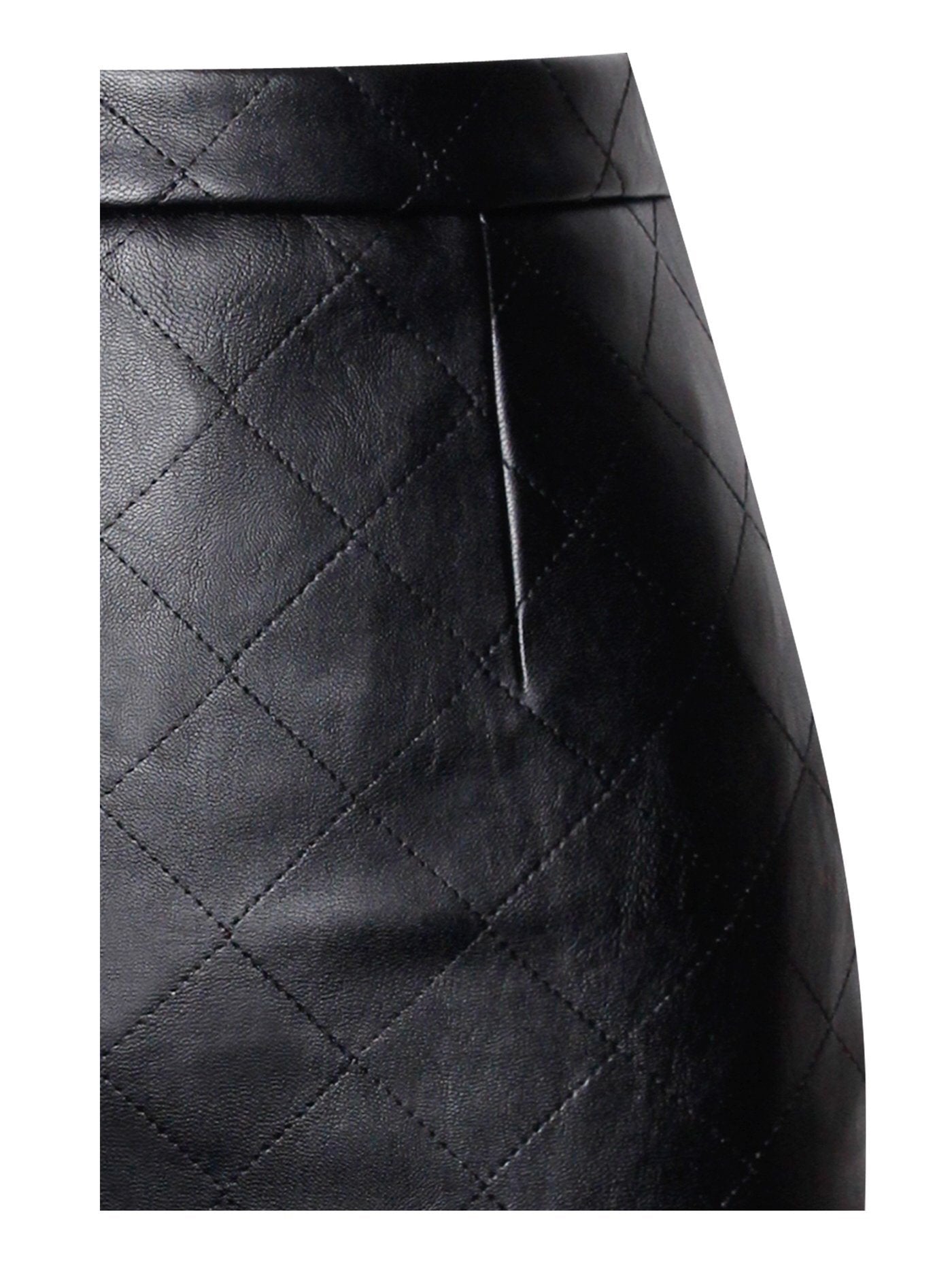 ROCK YOU LEATHER SKIRT - TRESLUSH