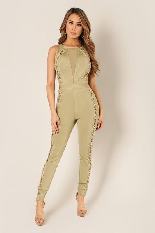 ROMA BANDAGE JUMPSUIT - TRESLUSH