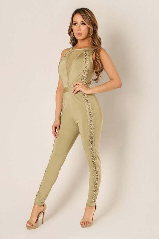 ROMA BANDAGE JUMPSUIT - TRESLUSH