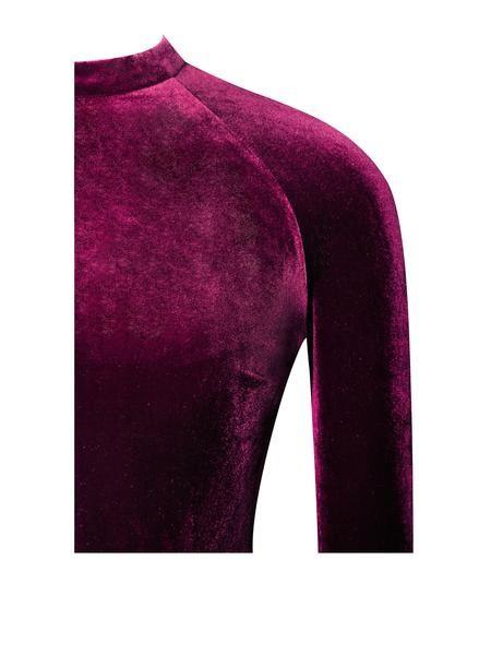 SAY LESS VELVET BODYSUIT - TRESLUSH