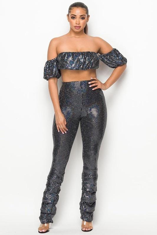 SHOWING OUT PANT SET - TRESLUSH