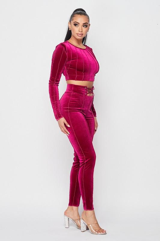 Stretch Velvet sets - TRESLUSH