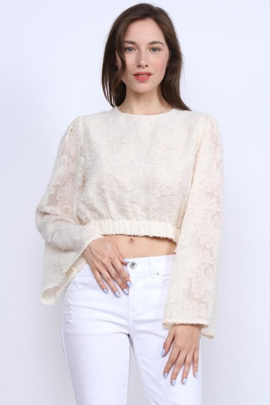 Textured Flare Top - TRESLUSH