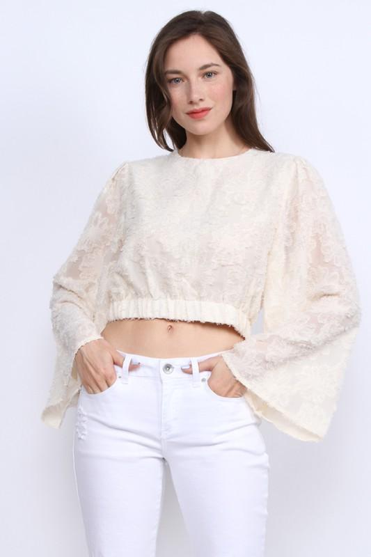 Textured Flare Top - TRESLUSH